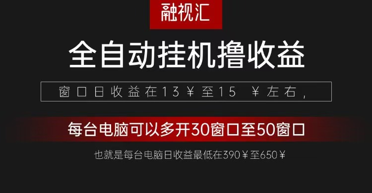 全自动观影看广告撸收益项目（日收益300+）